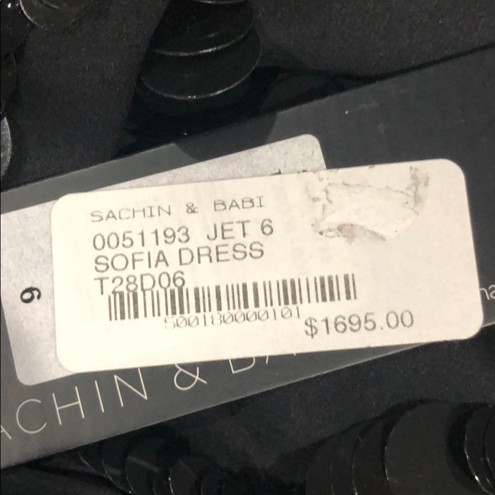 Sachin & Babi Black Midi Evening Cocktail Dress - Picture 8 of 8